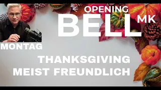 Thanksgiving bringt meist Kursgewinne