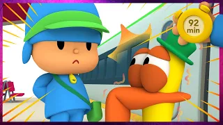 🚞 POCOYO AND NINA - Pocoyo Drives A Train [92 min] | ANIMATED CARTOON for Children | FULL episodes