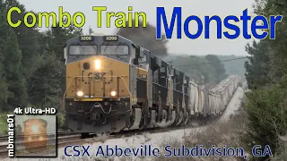 [7j][4k] Combo Train Monster, CSX Abbeville Subdivision, GA 09/19/2020