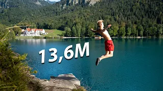 Mein höchster Gainer🤯// Klippenspringen Alpsee