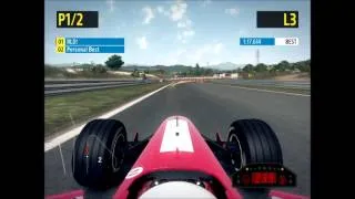 F1 2013 Classic Edition - PC Gameplay - Time trial at Estoril with 1999 Ferrari F399