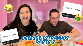 PROVANDO DESEJOS ESTRANHOS DE GRÁVIDA! 🤮 PARTE 2