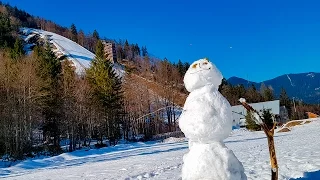 Sledding and snowman making @ Planica / Tamar