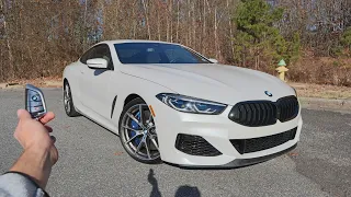 2021 BMW M850i xDrive Coupe Start Up Exhaust POV Test Drive and Review