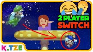 Super Mario 2 Player Switch 😂💁‍♀️ Galaxy Fail | K.Tze