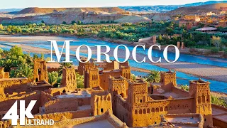 FLYING OVER MOROCCO (4K UHD) - Amazing Beautiful Nature Scenery with Piano  Music - 4K Video HD