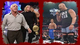 Sheriff Stone Cold, Evolution, Chris Benoit & Shawn Michaels Segment/Brawl