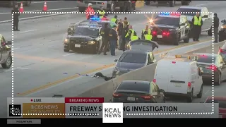 Shooting investigation shuts down northbound lanes on 405 Freeway