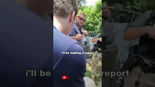 Dumb Female Cop Gets Owned And Kicked Off Private Property! I Don't Answer Questions  #copdismissed