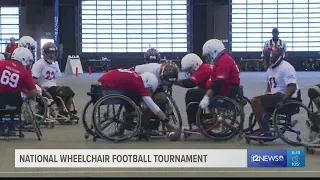 The first National Wheelchair Football Tournament takes place in the Valley