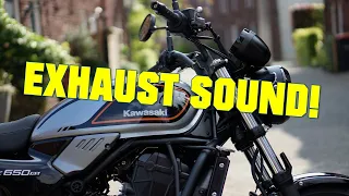 2022 KAWASAKI Z650RS EXHAUST SOUND (STOCK) + RIDING SOUND