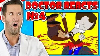 ER Doctor REACTS to Funniest American Dad Medical Scenes #4