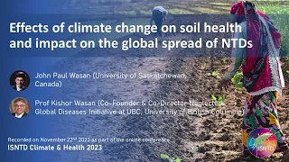 Effects of climate change on soil health and impact on the global spread of tropical diseases