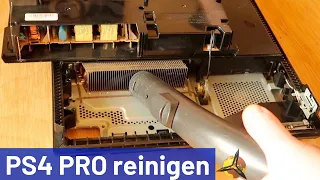 PS4 Pro: Lüfter, Kühler & Netzteil selber reinigen