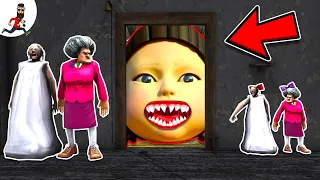 Monster Doll vs baby Granny, baby Scary Teacher ★ funny horror animation (moments