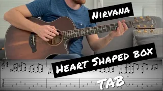 Nirvana - Heart Shaped Box - Fingerstyle guitar (TAB)