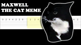 Maxwell the Cat Theme Meme (Easy Guitar Tabs Tutorial)