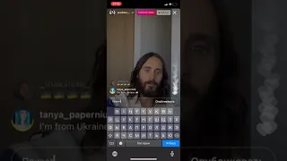 Jared Leto/Джаред Лето в прямом эфире с Русскими