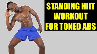20-Minute SWEATY STANDING HIIT WORKOUT for Toned Abs