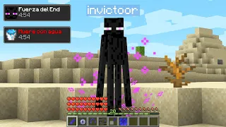 Paso MINECRAFT pero soy un ENDERMAN 😈😱 Me CONVIERTO en ENDERMAN RETO