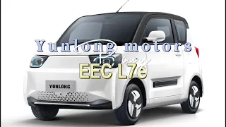 👏YUNLONG EEC L7e Electric passenger car Pony