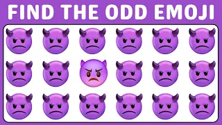 How Good are your Eyes? Find the ODD Emoji Out | Spot the Difference Video | Different Puzzle Game