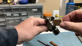 The best way to replace a hammer handle and put an antique hammer back into service