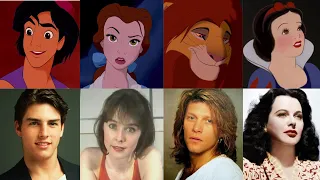 Inspirations and  Prototypes for Disney animated characters