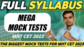 BEST ONLINE MEGA MOCK TESTS SERIES FOR MHT CET 2023