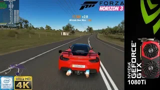 Forza Horizon 3 Ultra Settings 4K | GTX 1080 Ti | i7 8700K 5GHz