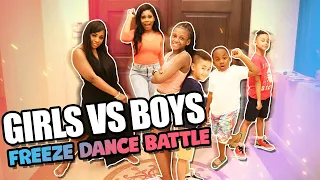 Freeze Dance Battle Girls vs Boys