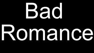 Bad Romance  - Three stage evolution template.