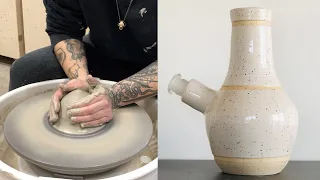 Making A Ceramic Bong [Start To Finish]