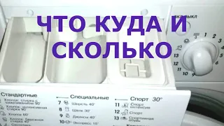 Распределитель моющих средств.  Стиральная машина INDESIT IWB 6105