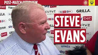 Steve Evans' reaction | Stevenage 1-3 Oxford United