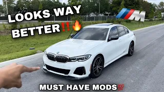 THESE SIMPLE MODS WILL TRANSFORM YOUR BMW M340i‼️🔥 *MUST HAVE*💯