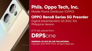 OPPO Reno8 Series 5G Pre-order Digital Ad Q3 2022 30s (Philippines)