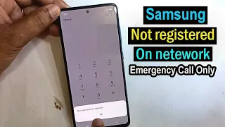 Samsung Galaxy Not registered on network only emergency calls -Fixed / Network Repair 2022🔥