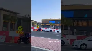 Dubai Police distributing iftar to motorists so as to break their fast safely and on time🤩. #shorts