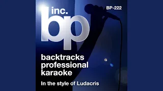 Stand Up (clean) (Karaoke Instrumental Track) (In the Style of Ludacris)