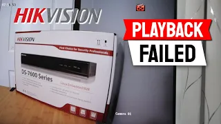 Hikvision Playback Failed No Matched Recorded File