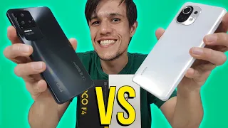 POCO F4 vs Xiaomi MI 11 Comparativo!! Câmera, Tela, Processador, Bateria, qual é melhor?