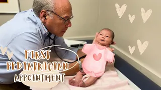 FIRST PEDIATRICIAN APPOINTMENT - 初めての小児科検診 | 1 week checkup, 生後一週間の赤ちゃん