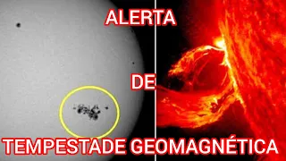 A MAIS FORTE TEMPESTADE GEOMAGNÉTICA DOS ÚLTIMOS 20 ANOS ESTÁ PRESTES A ATINGIR A TERRA