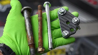 GOODBYE RUST 🔥 ULTIMATE Zinc Plating Kit & Bolt Restore & How To | 1990 Honda CR500 Dirt Bike Build