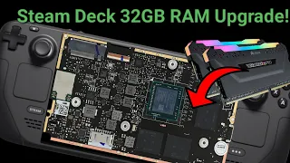 Giving a Steam Deck 32GB of RAM!