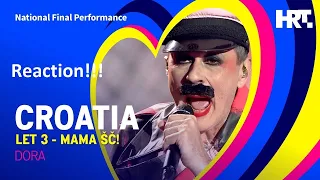 Let 3 - Mama ŠČ! | Croatia 🇭🇷 | National Final Performance | Eurovision 2023 Reaction!!!