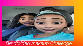 Blind Folded makeup challenge