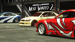 NFS Most Wanted - Blacklist Cars Remake 2024