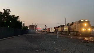 Railfanning Amtrak & UP Trains at the Stockton Diamonds with a KCS ES44AC!
